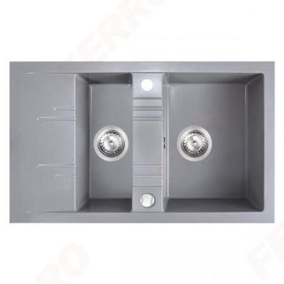 Drgm3/48/79 BA chiuveta dubla picurator MIC patrata 48X79CM INC Nisip