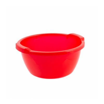 Lighean rotund cu manere 8litri rosu 42123-ROS