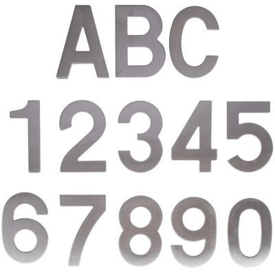 LITERA INOX AUTOADEZIVA H95 MM/L:B 678629 LITERA INOX AUTOADEZIVA H95 MM/L:B 678629