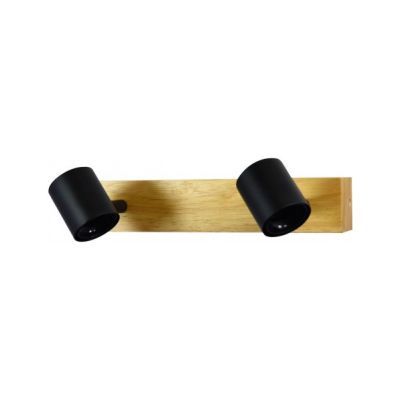 Lustra 2xE27 Madeline Lemn/Negru Avide ABCL-MADW2