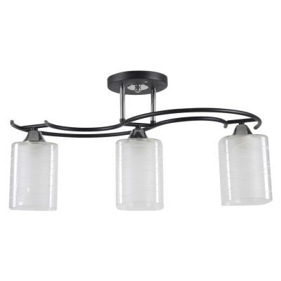 Lustra Kalista Crom+Negru+Alb 3XE27 60W El38056