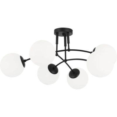 Lustra SEFORA PL6 B, KL100066, 6xE27, negru