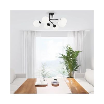 Lustra SEFORA PL6 B, KL100066, 6xE27, negru