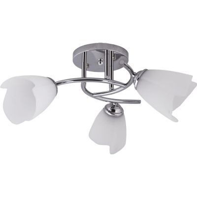 Lustra Silvia, crom+alb, 3 x E27, 60 W, EL0023797