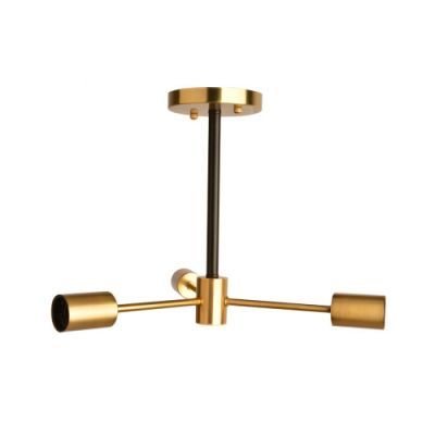 Lustra STICK 3, KL103019, 3xE27, auriu, negru