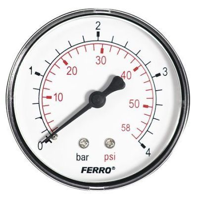 M6310a manometru Ferro axial 1/4 0-10 B 63 Mm