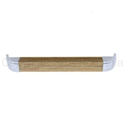 Maner plastic 489.88 128 mm cromat satinat /STEJAR deschis 45060