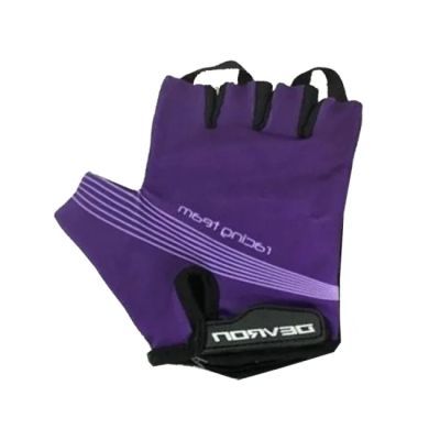 Manusi ciclism Devoron 8542 racing team lady XS negru-violet SOL-98298