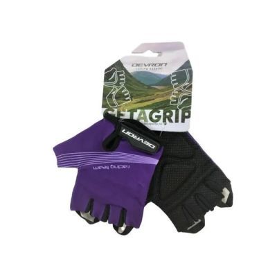 Manusi ciclism Devoron 8542 racing team lady XS negru-violet SOL-98298