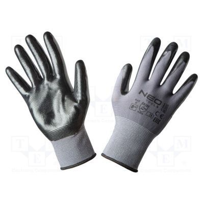 Manusi de lucru nailon acoperit cu nitril 4131X marimea 8 97-616-8