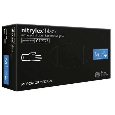 Manusi nitril 100/set M negru
