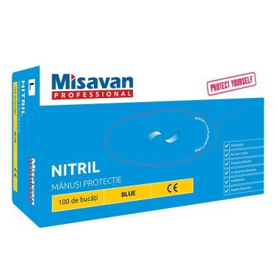 Manusi nitril Blue 100/SET L 90028502