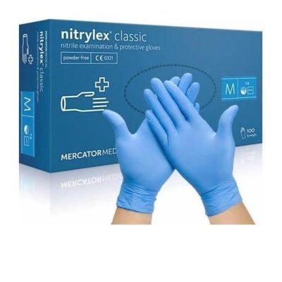 Manusi nitril Blue 100/SET M 90028496