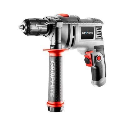 Masina de gaurit cu percutie 550w, mandrina fara cheie 13mm bmc,10 burghie 58G735
