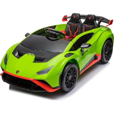Masinuta electrica lamborghini huracan sto 220W verde 02036