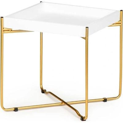 Masuta cafea cu picioare metal auriu Fh-cft20005