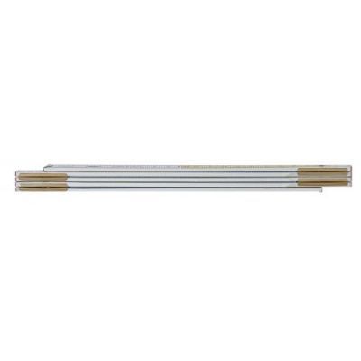 Metru tamplarie pliabil 1M ALB/GALBEN 74-010