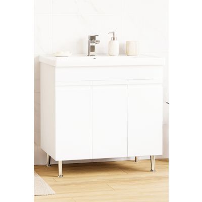 Mobilier baie MDF si lavoar, seria S786/80cm 19048