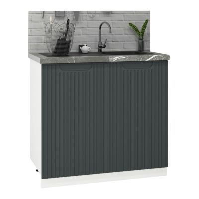 Mobilier bucatarie Space Inferior 2 usi, 80cm antracit 19439