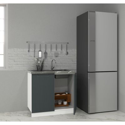Mobilier bucatarie Space Inferior 2 usi, 80cm antracit 19439