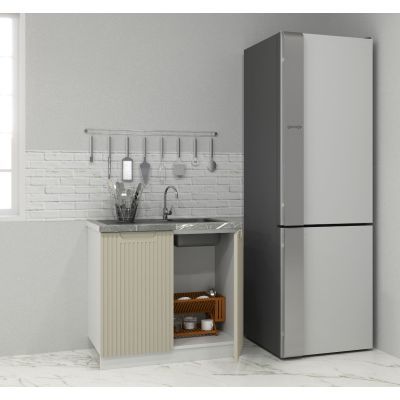 Mobilier bucatarie Space Inferior 2 usi, 80cm crem 19616