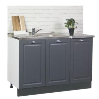 Mobilier bucatarie Square inferior 120cm antracit 19700