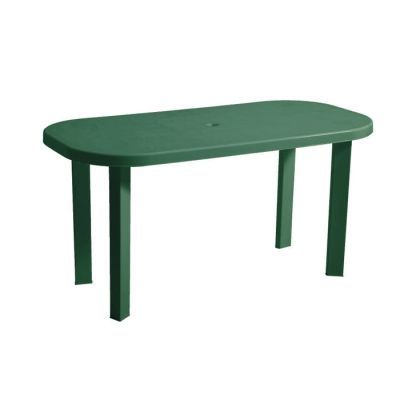 Masa gradina ovala STK verde H
