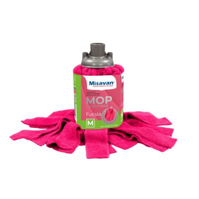 Mop microfibra M fucsia