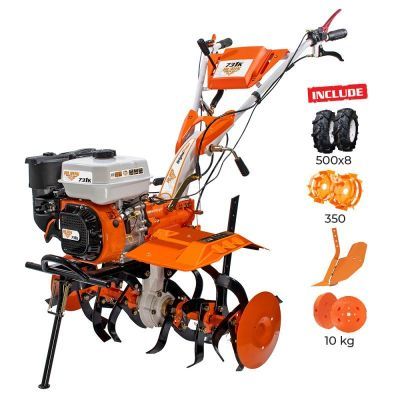 Motosapatoare Ruris 731k + roti cauciuc 5.00-8, 8.5 CP
