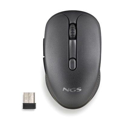 Mouse wireless reincarcabil evo rust black 1600dpi usb-c silent click negru
