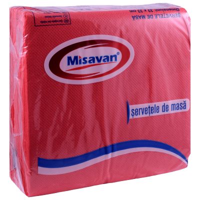 MSV SERVETELE 40/SET 33X33 ROSU 2STR