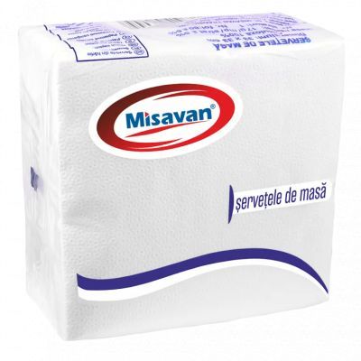 MSV Servetele 80/SET 33xx33 albe 1str 90019906