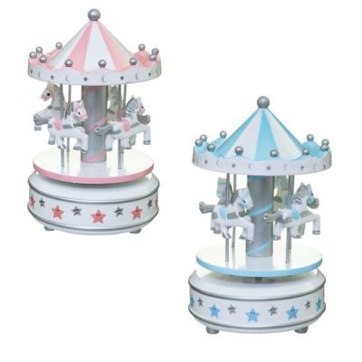 Musical Carousel Decoration PM Santa Claus 2-FOLD 106012f
