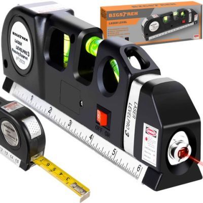 Nivel laser cu banda de masurare 250 cm 21747