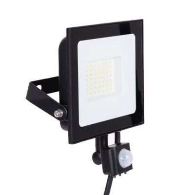 Nv proiector senzor led slim 50w cw negru v3 EL0078704