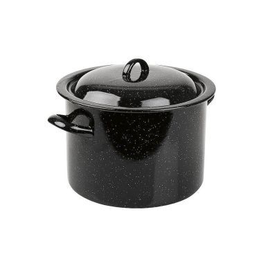 Oala 36CM + capac 30L neagra-picatele