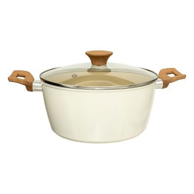 Oala din aluminiu forjat bej 24 cm 204609
