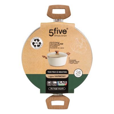 Oala din aluminiu forjat bej 24 cm 204609 Oala din aluminiu forjat bej 24 cm 204609
