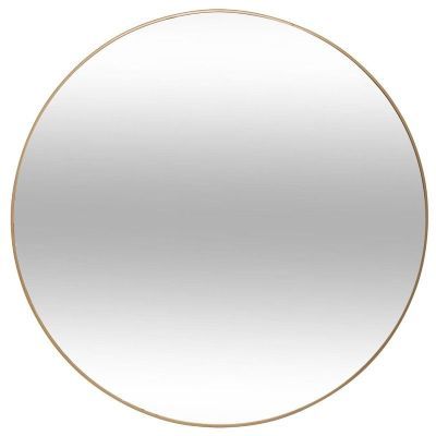 Oglinda Alice diametru 76 cm, metal auriu 179422B