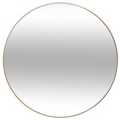 Oglinda Alice diametru 76 cm, metal auriu 179422B