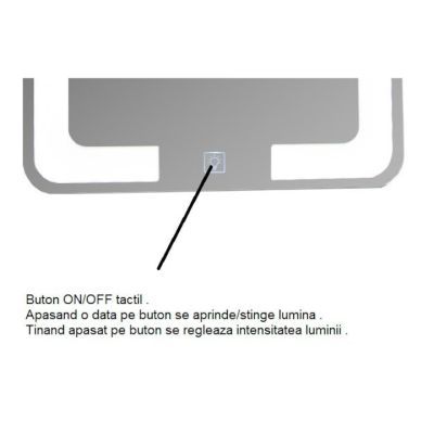 Oglinda ogiled MD3 50x70 TS RN 19344