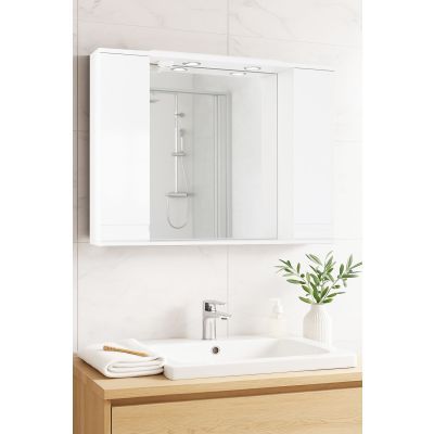 Oglinda s786 90cm alb sist 460 18059 Oglinda s786 90cm alb sist 460 18059