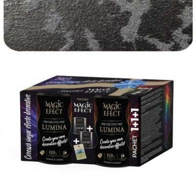 Pachet vopsea magic efect dune de nisip lumina 03 graphite