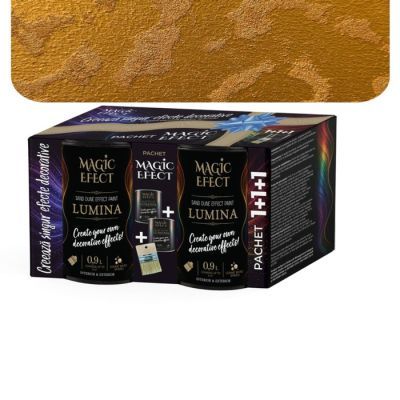 Pachet vopsea magic efect dune de nisip lumina 06 sunshine gold