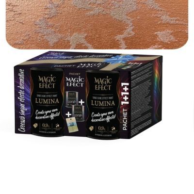Pachet vopsea magic efect dune de nisip lumina 09 XO