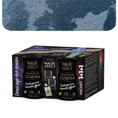 Pachet vopsea magic efect dune de nisip lumina 11 ocean