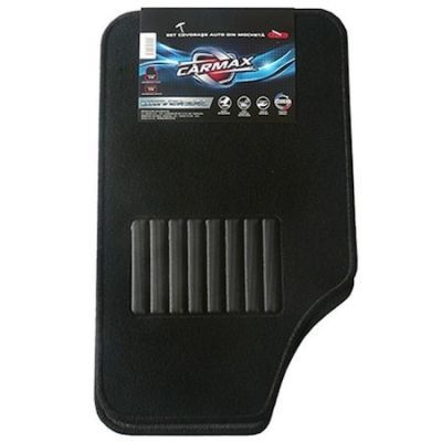 Carmax COVORASE textil Auto negru 4buc