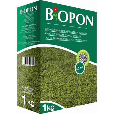 Îngrăsământ Biopon pentru gazon contra buruieni, 1 kg