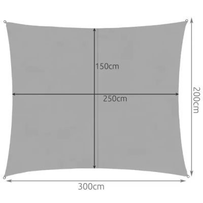 Panza de umbra 3x2m - gri Gardlov 23162