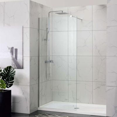 Paravan dus walk-in w07-majestic one frosted glass-8mm 900mm W07-S90-8MM
